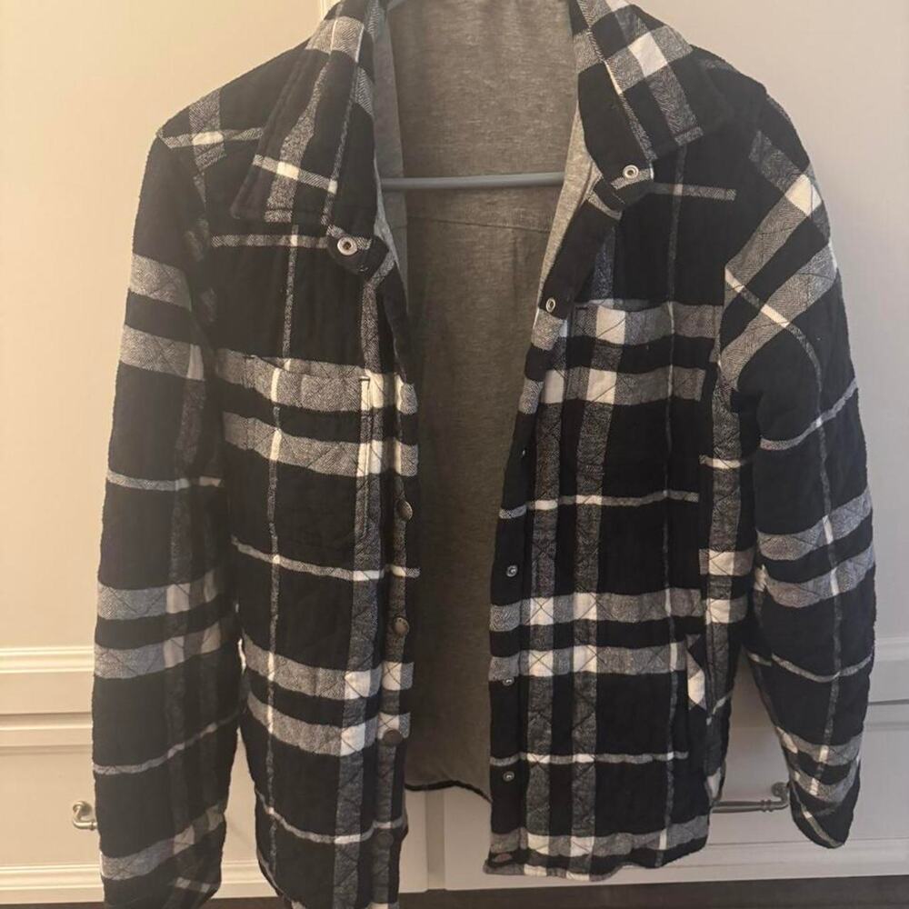 Dickies black and grey plaid